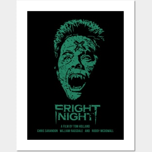 Fear and horror in a Vampire Fright Night Posters and Art